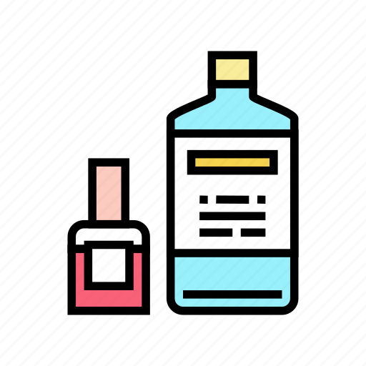 Nail, polish, remover, bottles, cosmetics, package icon - Download on Iconfinder