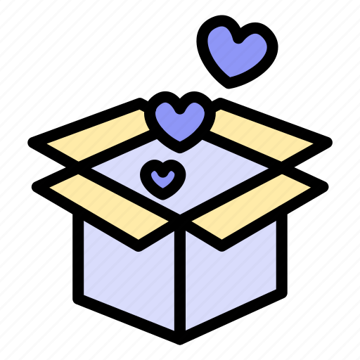 Customer, review, rating, feedback, love, package, box icon - Download on Iconfinder