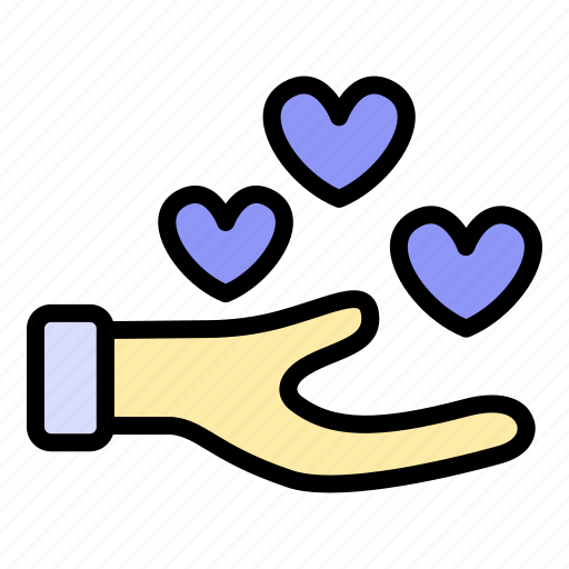 Customer, review, rating, feedback, love, heart, hand icon - Download on Iconfinder