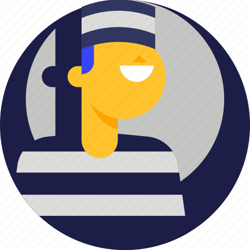 Avatar, character, man, halloween, costume, prisoner, person icon - Download on Iconfinder