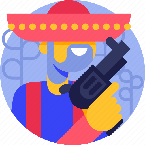 Avatar, bandit, character, halloween, costume, mexican icon - Download on Iconfinder