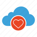 bookmark, cloud computing, cloud storage, favorite, favourite, like, like heart