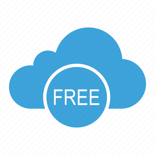 Free Space Cloud Computing Unlimited Access Cloud Storage Icon