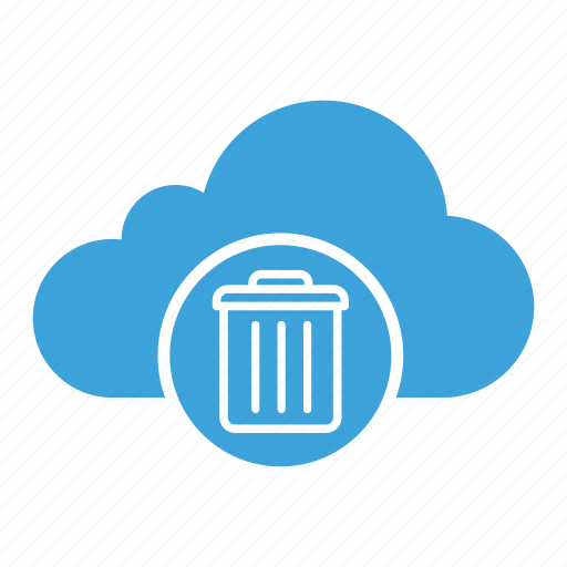 Cloud computing, cloud storage, delete, garbage, remove, trash, trash bin icon - Download on Iconfinder