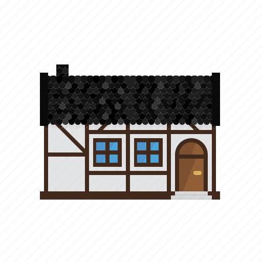 Architecture, cottage, countryside, home, house, timberframe icon - Download on Iconfinder
