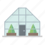 architecture, building, countryside, gardening, greenhouse 
