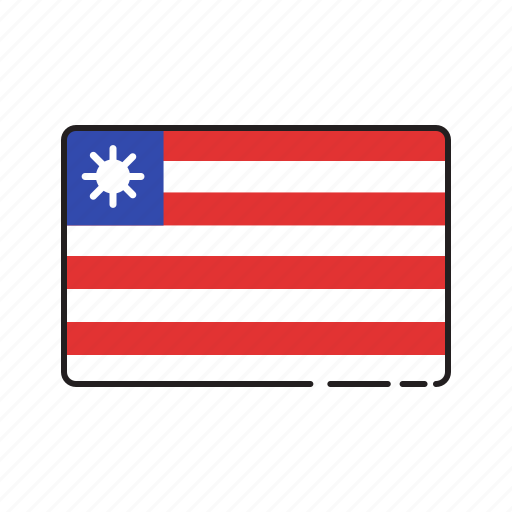 Country, earth, flag, globe, liberia, national, world icon - Download on Iconfinder