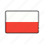country, flag, flags, marker, national, poland, world 