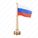 russia, flag, national, sign, country flag, marker, flag icon, flag 3d, country