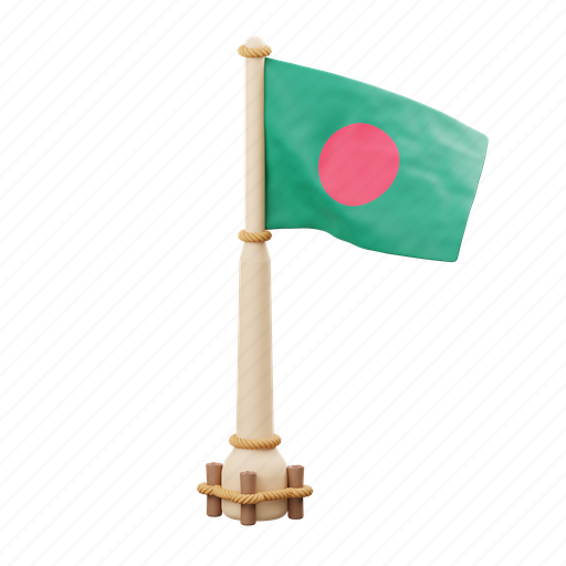 Bangladesh, flag, national, sign, country flag, marker, flag icon icon - Download on Iconfinder