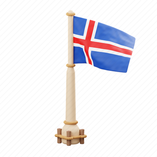 Iceland, flag, national, sign, country flag, marker, flag icon icon - Download on Iconfinder
