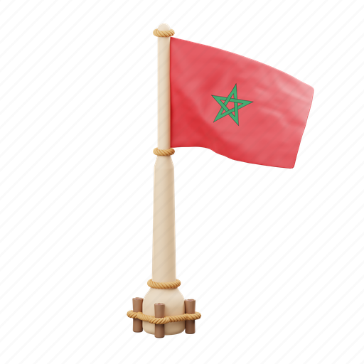 Morocco, flag, national, sign, country flag, marker, flag icon icon - Download on Iconfinder