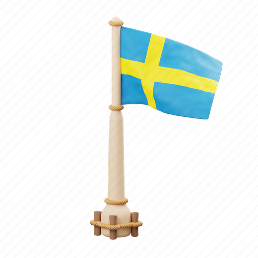 Sweden, flag, national, sign, country flag, marker, flag icon icon - Download on Iconfinder