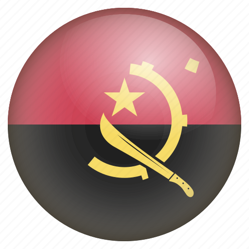 Angola, country, flag, location, nation, navigation, pin icon - Download on Iconfinder