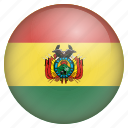 bolivia, country, flag, location, nation, navigation, pin