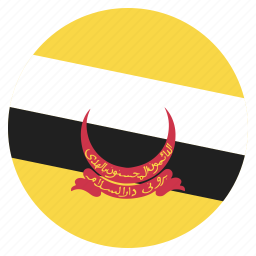 Brunei1, country, flag, location, nation, navigation, pin icon - Download on Iconfinder