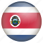 costa rica, country, flag, location, nation, navigation, pin 