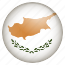 country, cyprus, flag, location, nation, navigation, pin 