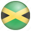 country, flag, jamaica, location, nation, navigation, pin 