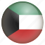 country, flag, kuwait, location, nation, navigation, pin 