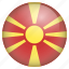 country, flag, location, macedonia, nation, navigation, pin 