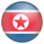 country, flag, location, nation, navigation, north korea, pin 