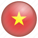 country, flag, location, nation, navigation, pin, vietnam