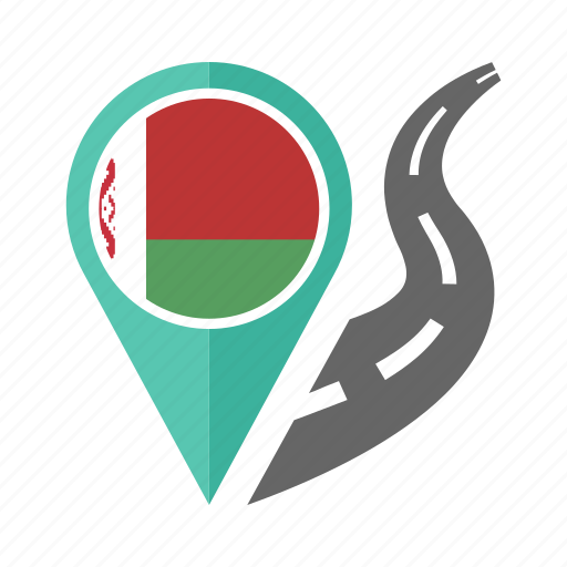 Belarus, country, flag, location, nation, navigation, pin icon - Download on Iconfinder