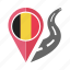 belgium, country, flag, location, nation, navigation, pin 