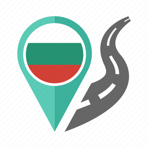 Bulgaria, country, flag, location, nation, navigation, pin icon - Download on Iconfinder