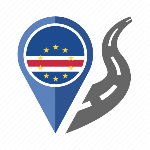Cape verde, country, flag, location, nation, navigation, pin icon - Download on Iconfinder