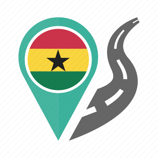 Country, flag, ghana, location, nation, navigation, pin icon - Download on Iconfinder