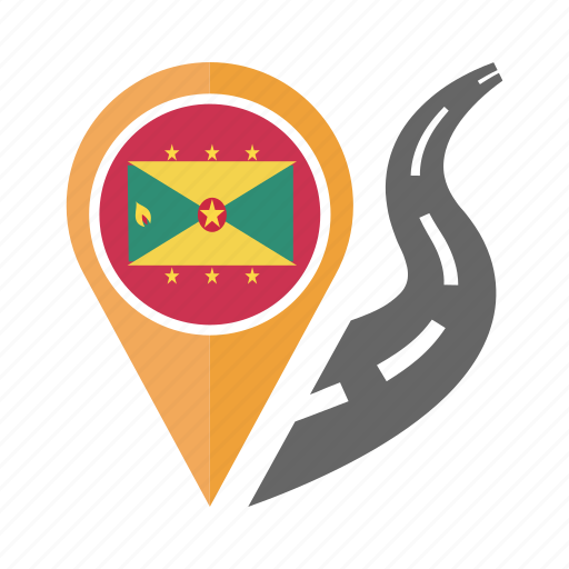 Country, flag, grenada, location, nation, navigation, pin icon - Download on Iconfinder