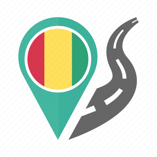 Country, flag, guinea, location, nation, navigation, pin icon - Download on Iconfinder