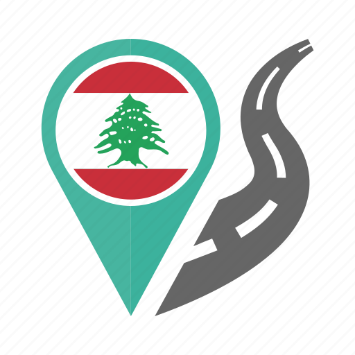 Country, flag, lebanon, location, nation, navigation, pin icon - Download on Iconfinder
