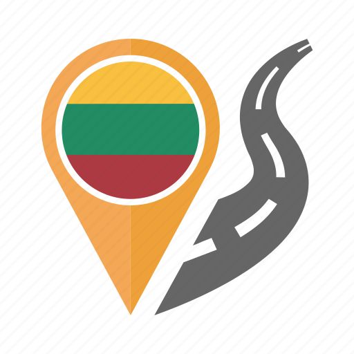 Country, flag, lithuania, location, nation, navigation, pin icon - Download on Iconfinder