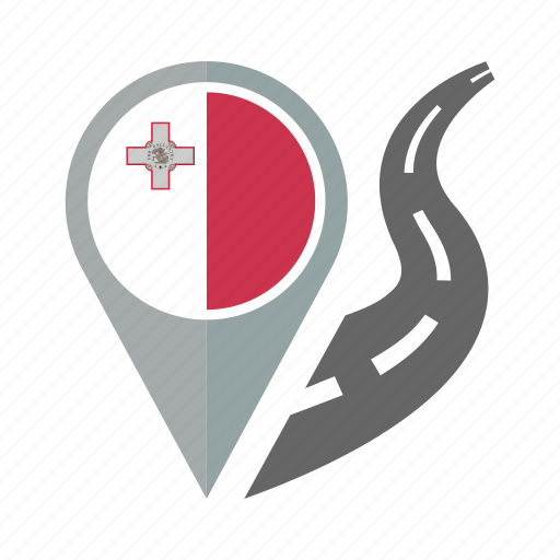 Country, flag, location, malta, nation, navigation, pin icon - Download on Iconfinder