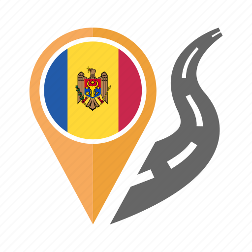 Country, flag, location, moldova, nation, navigation, pin icon - Download on Iconfinder