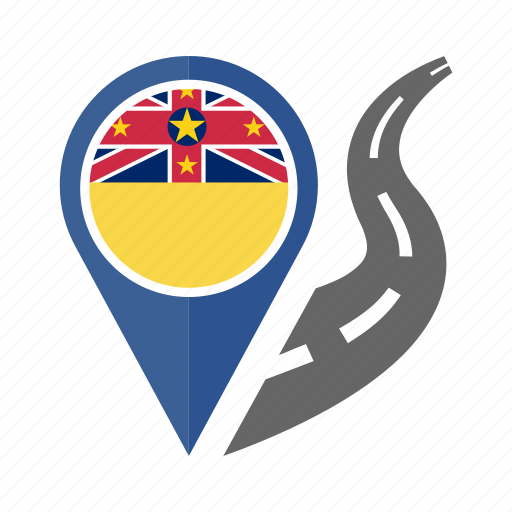 Country, flag, location, nation, navigation, niue, pin icon - Download on Iconfinder