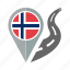 country, flag, location, nation, navigation, norway, pin 
