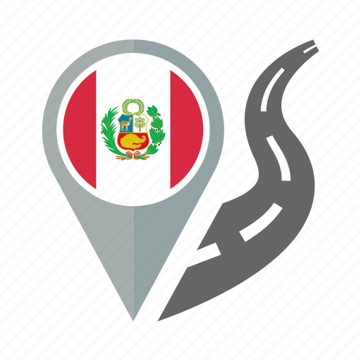 Country, flag, location, nation, navigation, peru, pin icon - Download on Iconfinder