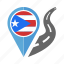 country, flag, location, nation, navigation, pin, puerto rico 