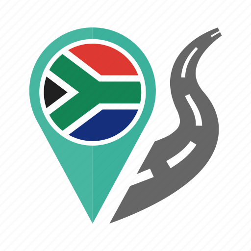 Country, flag, location, nation, navigation, pin, south africa icon - Download on Iconfinder