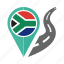 country, flag, location, nation, navigation, pin, south africa 