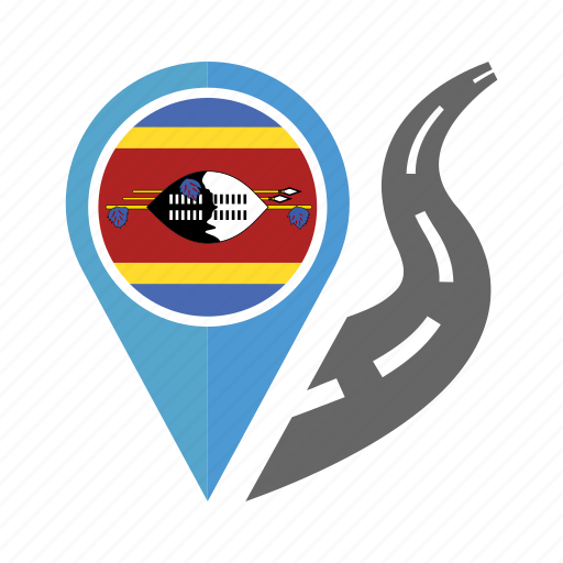 Country, flag, location, nation, navigation, pin, swaziland icon - Download on Iconfinder