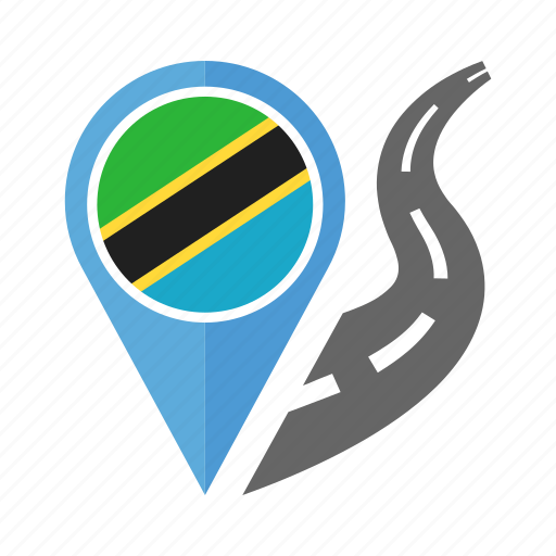 Country, flag, location, nation, navigation, pin, tanzania icon - Download on Iconfinder