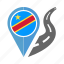 country, flag, location, nation, navigation, pin, the democratic republic of the congo 