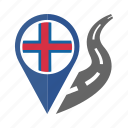 country, flag, location, nation, navigation, pin, the faroe islands