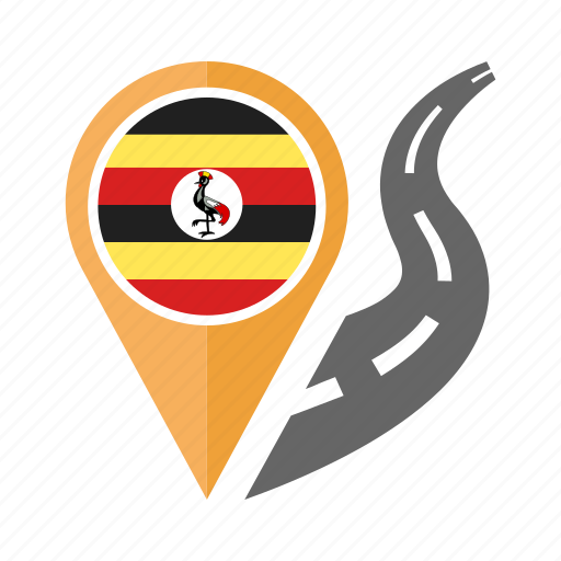 Country, flag, location, nation, navigation, pin, uganda icon - Download on Iconfinder