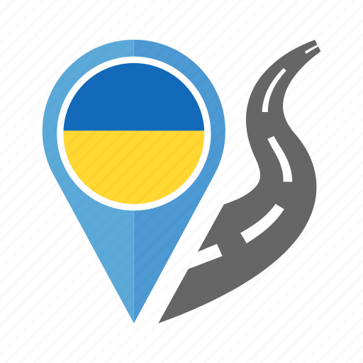 Country, flag, location, nation, navigation, pin, ukraine icon - Download on Iconfinder